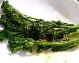 茎ブロッコリーにオリーブオイルをひとかけ作り方2写真