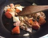 スピード料理で！トマト豚キムチ作り方1写真