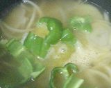 淡いグリーンの彩りピーマンのビシソワーズ作り方4写真