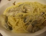 とろウマ・・☆牡蠣とブルーチーズのパスタ作り方5写真