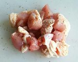 チキンのカレー煮込み作り方1写真