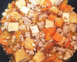 厚揚げと野菜の鶏そぼろ煮作り方3写真
