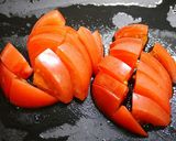 簡単！しっとりムネ肉ともやしのトマト炒め作り方4写真