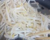 フランス料理風:牛焼肉もやし炒め丼作り方3写真