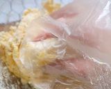 セリア雑貨でチョコ入りレーズンメロンパン作り方4写真