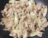 豚肉と長ネギの炒め物作り方4写真
