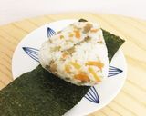 刻みきんぴらのおむすび。作り方4写真