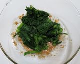 春菊の胡麻和え作り方4写真