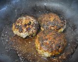 乾物の煮物リメイク☆ハンバーグ作り方6写真