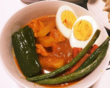 鶏肉★ちょっと和風のスープカレー風煮込み作り方6写真