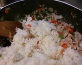 豚ロース入りカラフル焼き飯♪作り方4写真