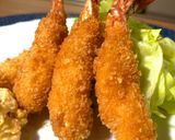 【簡単昼食】真っ直ぐなエビフライで卵とじ・鎌倉丼作り方3写真