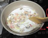 麦味噌クリームパスタ作り方6写真