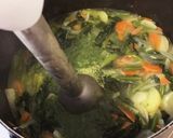 野菜嫌いの息子も♡ほうれん草のスープ作り方6写真