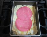 ピンクが可愛い♪ハムくるくる卵焼き作り方3写真