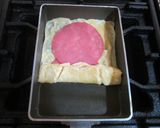 ピンクが可愛い♪ハムくるくる卵焼き作り方4写真
