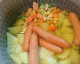 ☆ウインナ−とポテトのマヨドレサラダ *作り方3写真