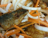 簡単♪シャキシャキ新玉ねぎで鯵の南蛮漬け作り方4写真