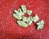 俺流コゴミのくるみ和え！味噌マヨ味作り方1写真