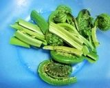 俺流コゴミのくるみ和え！味噌マヨ味作り方2写真
