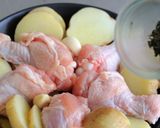 手羽元と新じゃがのハーブ焼き作り方3写真