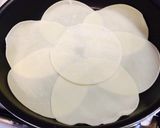 餃子の皮で作るわさび香るシーフードピザ作り方1写真