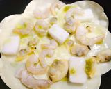 餃子の皮で作るわさび香るシーフードピザ作り方3写真