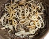 包丁いらず！簡単☆ひき肉焼うどん作り方7写真
