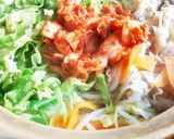 超簡単野菜どっさりキムチ鍋作り方4写真