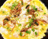 つくしと鶏ムネのごちそう卵とじ♪作り方6写真