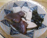 高野豆腐とわかめとしいたけの煮物作り方5写真