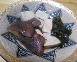 高野豆腐とわかめとしいたけの煮物作り方5写真