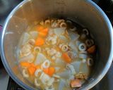 圧力鍋で柔らか！モツと根菜の煮込み作り方3写真
