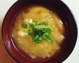 大根と油揚げの味噌汁作り方4写真