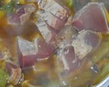 和食の一品！鰹とチンゲン菜 きのこの煮物作り方7写真