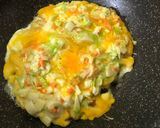 フライパンで野菜たっぷり お好み焼き作り方2写真