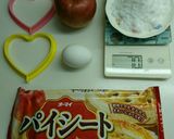 ハートのアップルパイ作り方1写真