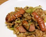 梅じそ焼き飯withウィンナー☆作り方4写真