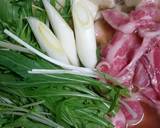 豚肉と水菜で♪フライパン肉豆腐作り方2写真