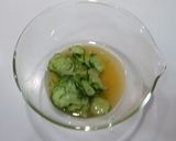 胡瓜と油揚げの酢の物作り方2写真