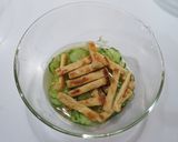 胡瓜と油揚げの酢の物作り方3写真
