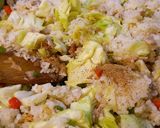 豚ロース入りカラフル焼き飯♪作り方5写真