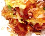 粉なしお好み焼き☆チーズ卵としらす桜海老作り方8写真