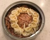 缶ごとマヨネーズをあえるだけ！ツナごはん作り方2写真