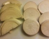 フライパンで蕪のチ—ズ蒸し焼き作り方1写真