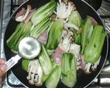 チンゲン菜のクリーム煮♪簡単牛乳と片栗粉作り方6写真