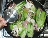 チンゲン菜のクリーム煮♪簡単牛乳と片栗粉作り方8写真
