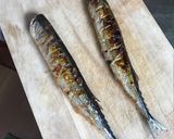 秋刀魚の海苔巻☆さんまのまんま☆作り方1写真