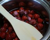いちごと桜のジャム作り方5写真