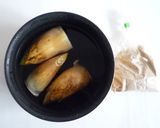 たけのこの下茹での方法　筍の水煮作り方2写真